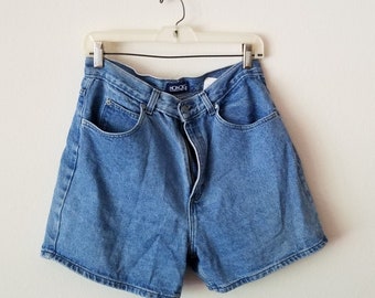Vintage 1990's Honors High Rise Denim Shorts Medium Wash Size 12