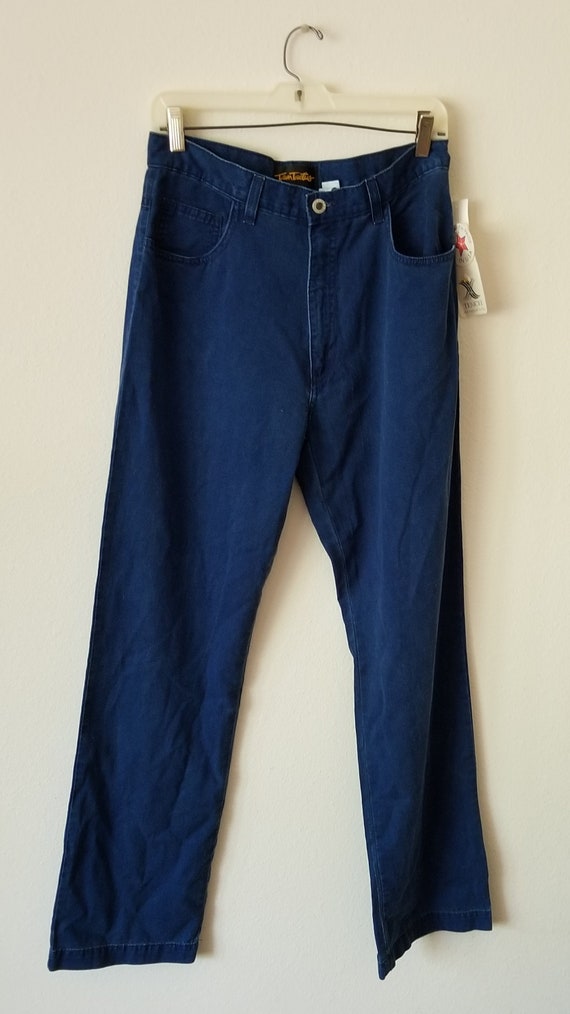 Vintage 1990's Mom Jean Size 10 Deep Blue