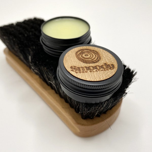 Smoody™ Wood Slather | Food Grade Mineral Oil and Beeswax for Wood Coasters, and Surfaces. Often Called Wood Butter, Wood Wax or Board Cream