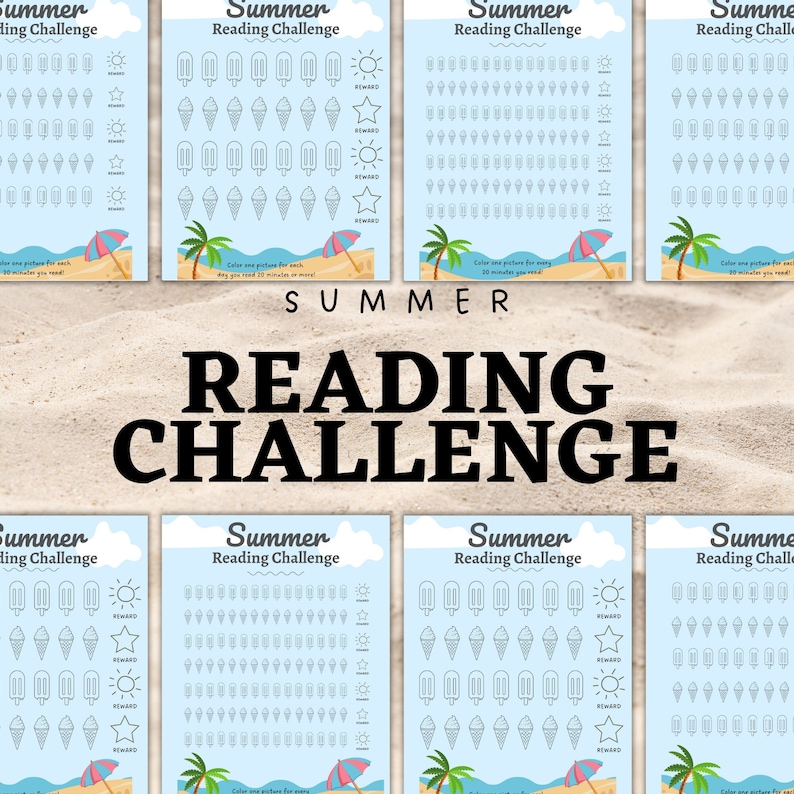 Summer Reading Challenge Printable Summer Reading Challenge for Kids Summer Reading Challenge Printable Summer Reading Challenge for Kids