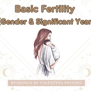 MÊME JOUR - Tarot de base sur la fertilité Grossesse, année importante, analyse du genre | Prédiction psychique