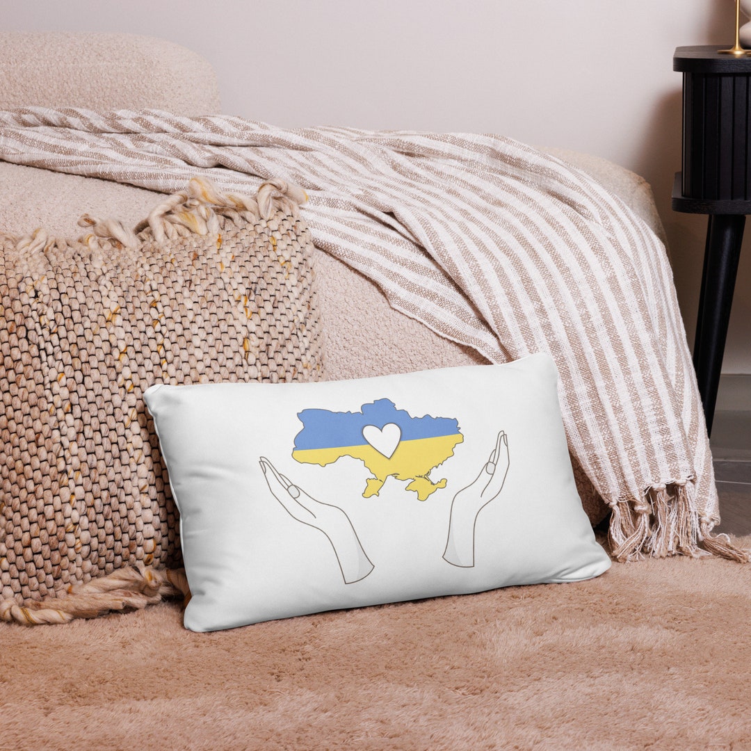 Support Ukraine Pillow Etsy