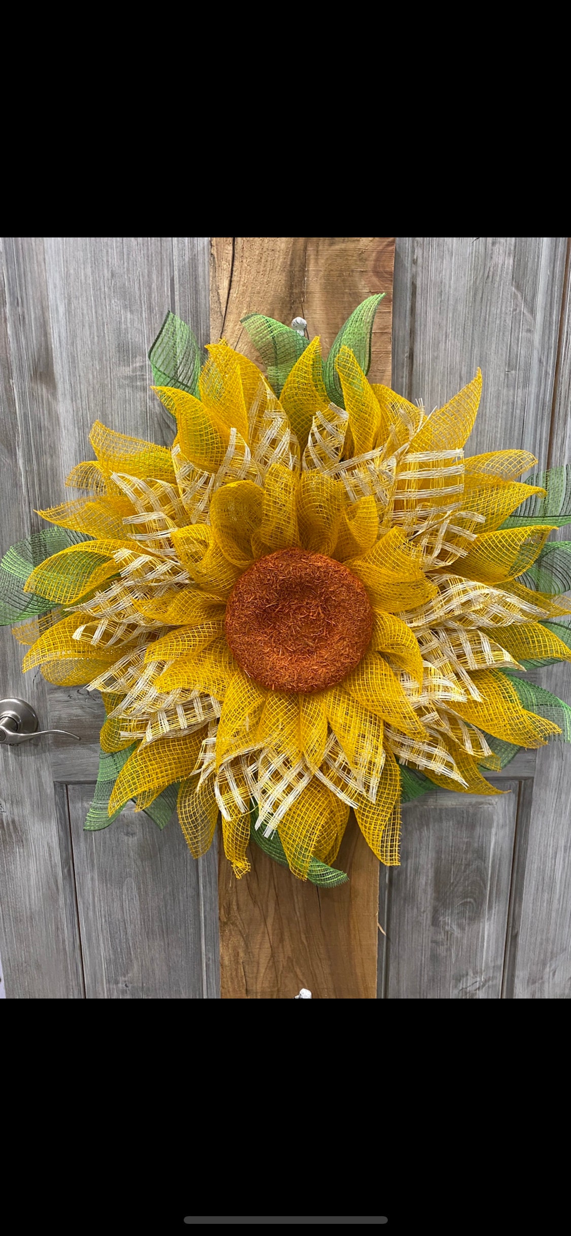 Ghirlanda di girasoli per porta d'ingresso ... - Leroy Merlin