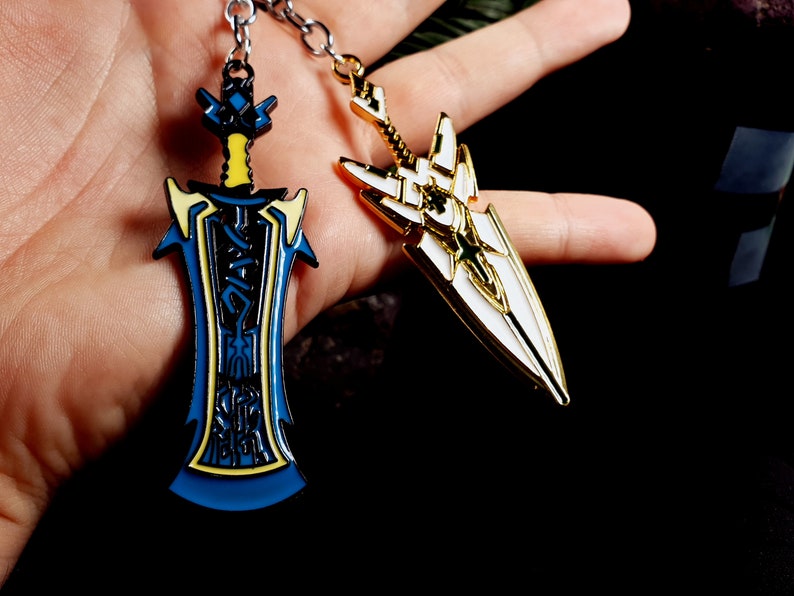 Xenoblade Chronicles Keychain / Zeke's Blade Keyring Etsy