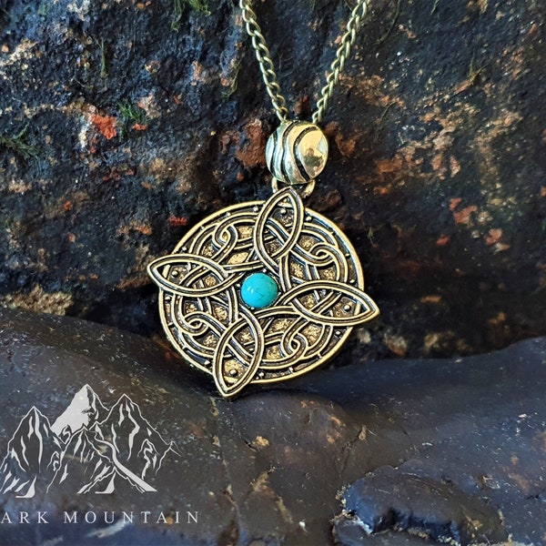 Skyrim Necklace - Amulet Of Mara / The Elder Scrolls Skyrim Cosplay Pendant / Video Game Celitc Jewelry Christmas Gift For Girlfirend