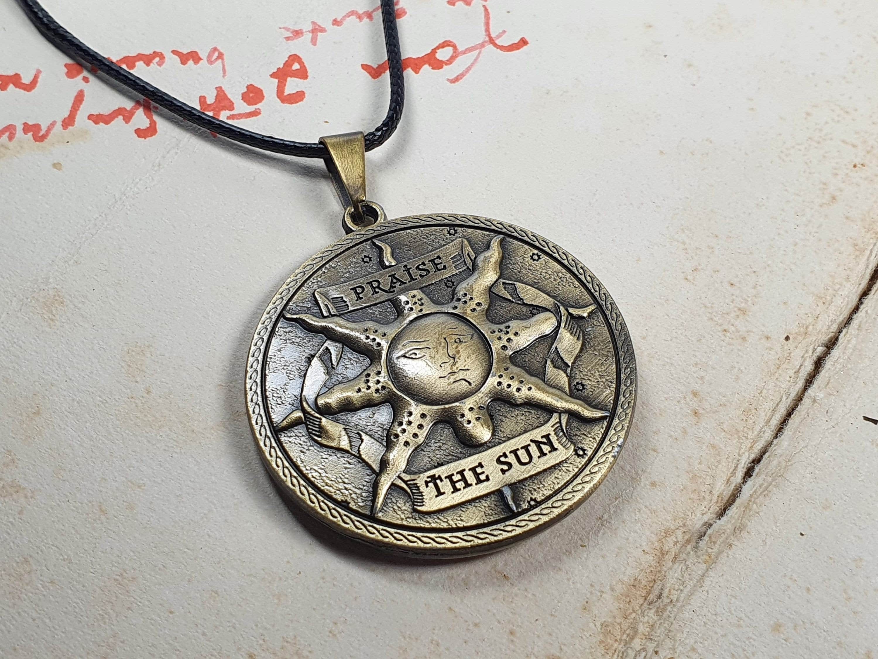 Dark Souls Necklace / Praise the Sun Pendant / Dark Souls 3 Etsy