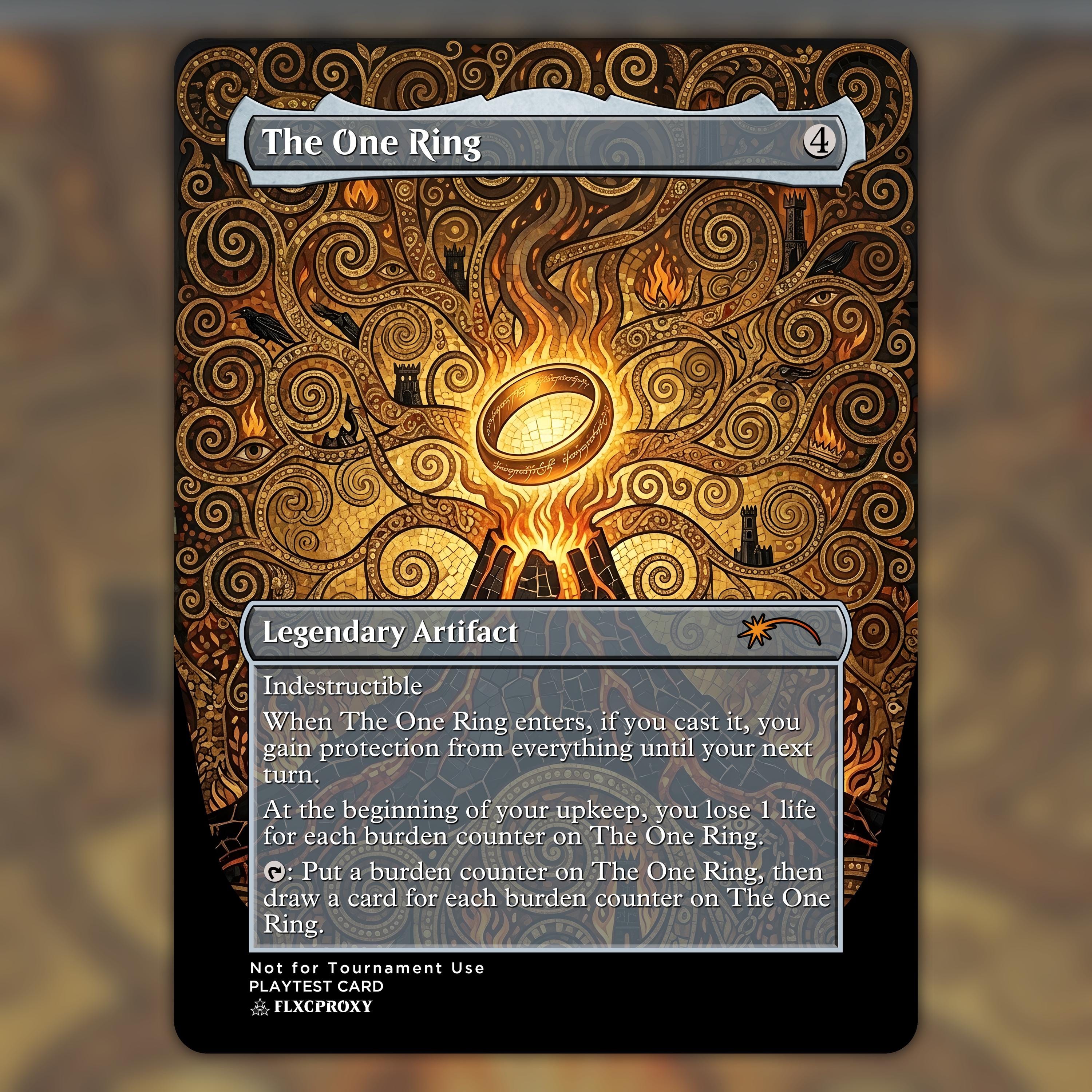 The One Ring MTG Proxy Altered Art - Etsy