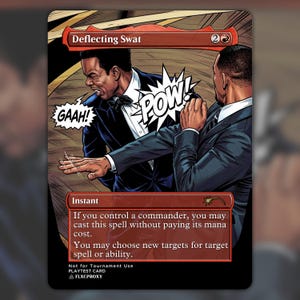 Deflecting Swat MTG Proxy – Mtg Meme Funny