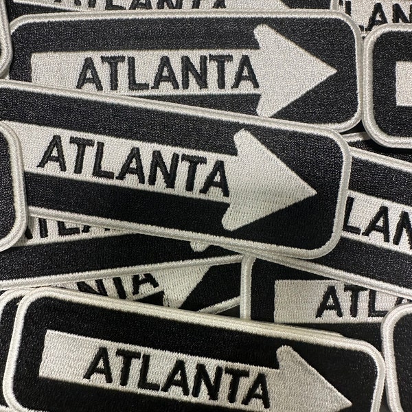 Atlanta iron on patch