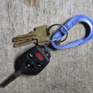 Carabiner-- Handmade 100% Recycled Plastic