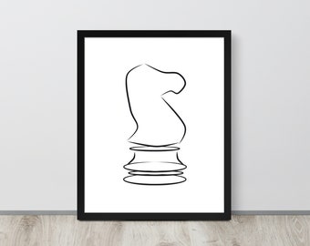 Digital Download | Chess | Knight | Poster