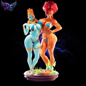Urbina & Midra Figure | 3D Painted Figure | Handmade Sculpture | Collectible Statue | Gift Statue | Fantasy statue