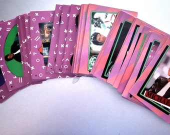 1984 mjj producciones michael jackson 66 tarjetas pegatinas conjunto completo menta