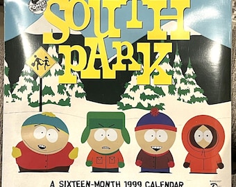 South park special 16 month wall calendar comedy central 1999 brand new sealed