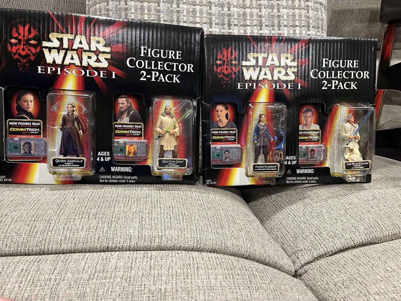 Star Wars Episode 1 Collector 2 Packs Amidala Quigon Padme Etsy