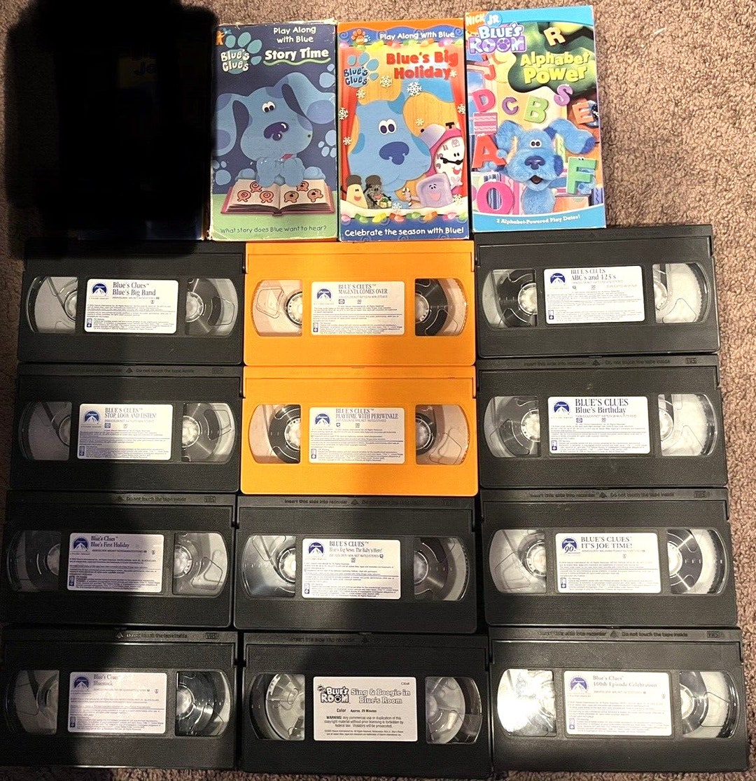 Deviantarts Hidden Gem Vintage Blues Clues Vhs Tapes - g8kqiew