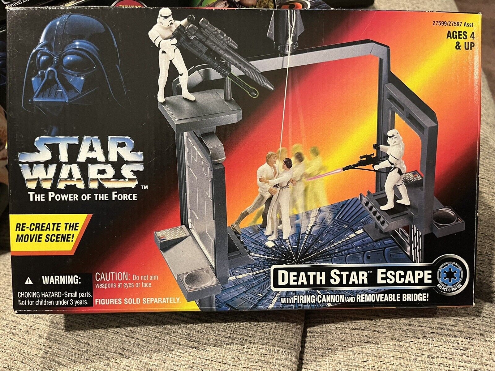 Star Wars Potf Power of the Force Death Star Escape Playset 1996