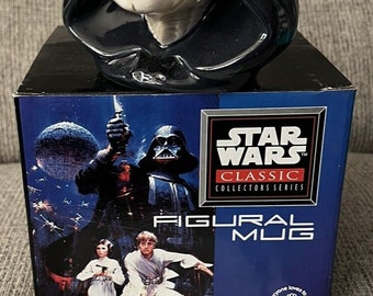 Star wars emperador palpatine aplausos taza con figura de cerámica edición limitada