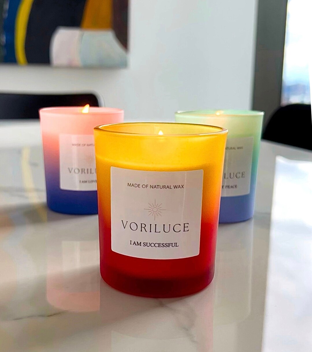 I AM Intention Candles Manifesting Affirmations Law of Etsy Canada