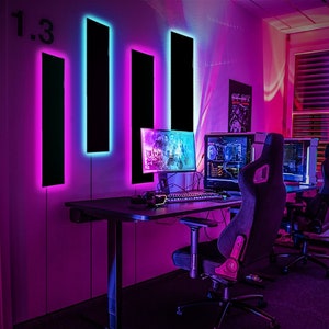 Gaming Setup Wall Art With RGB LED Lightsgamer Room Lighted - Etsy