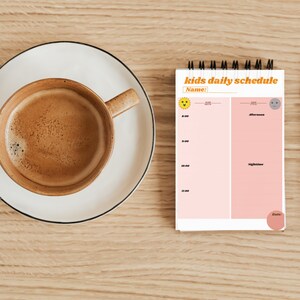 Kids Daily Schedule, Schedule To Download, Printable Schedule