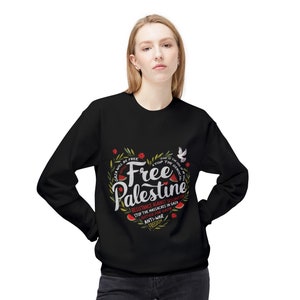 Free Palestine Sweatshirt: Unisex Gildan Cotton-Blend
