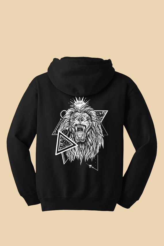Lion printed hoodies sale