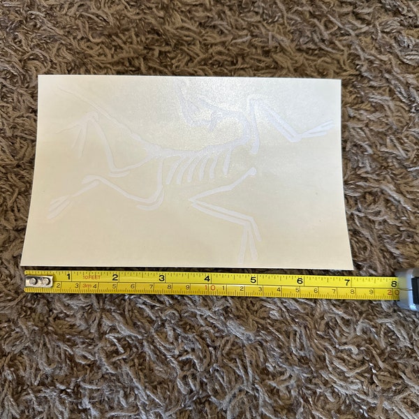 Arcteryx Style White Logo Sticker/Decal – Outdoor Gear Look, Approx 7.5 Inches