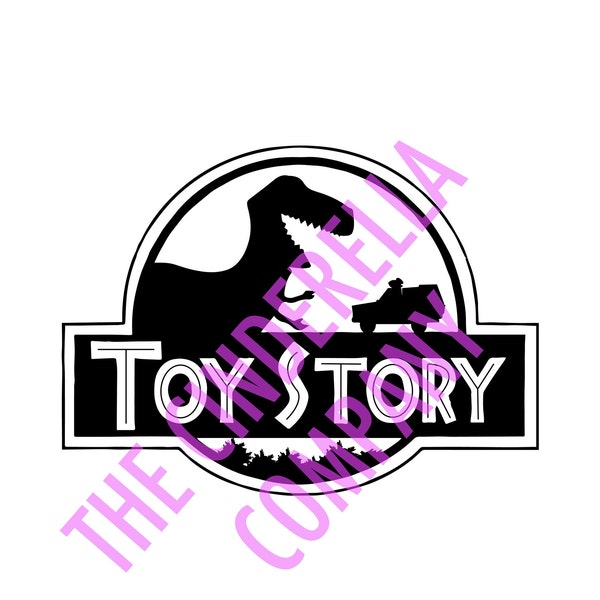 Toy Story Jurassic Park Vector File -  (SVG, JPEG, PNG & Adobe Illustrator)