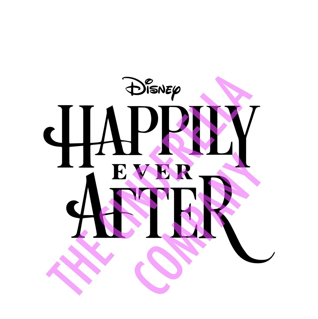 Happily Ever After Slogan Vector File SVG, JPEG, PNG &amp; Adobe ...