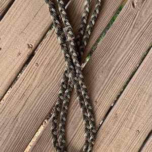 Paracord Solid/Continuous Horse Reins