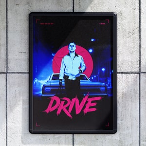 Drive Movie Poster, Drive Movie Wall Art Printable, Gift for Cinema Fan, Ryan Gosling Poster, Drive Movie Printable Gift