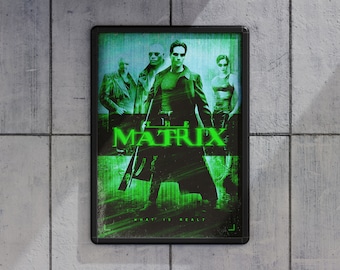 Matrix Film Wandkunst, Matrix druckbares Poster, Film Wohnkultur, Geschenk für Kinofans, digitale Wandkunst, Matrix Print Bereit