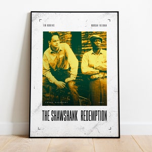 The Shawshank Redemption Poster for home decor, The Shawshank Redemption Wall Art, The Shawshank Redemption Gift, Digital Printable Art