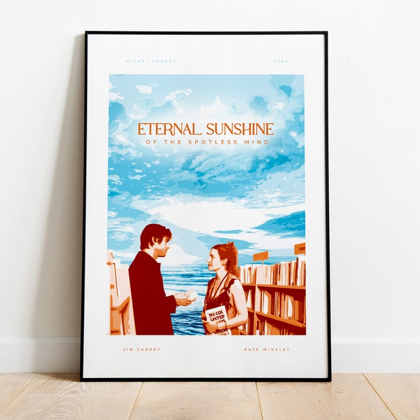 Eternal Sunshine of the Spotless Mind | A Minimal Modern Poster Inspired by the Iconic Film