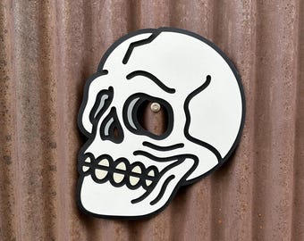 CALAVERA - Arte de tatuajes para pared