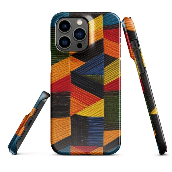 Funda de iPhone con Patrones Africanos Exquisitos - Compatible con Todos los Modelos