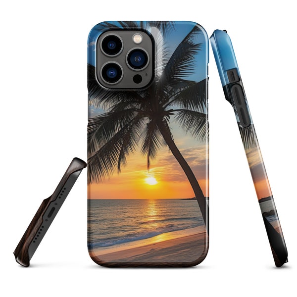 Funda de iPhone con Atardecer en la Playa: Tranquilidad y Estilo en un Solo Accesorio