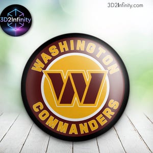Washington Commanders fotbollslogotypnål - Lagandatillbehör för fans och presentidé till matchdagen