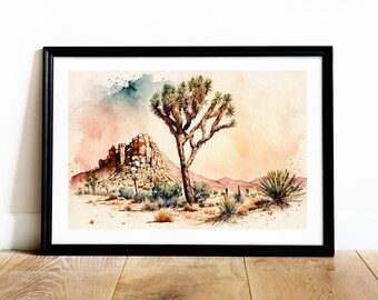 Joshua Tree National Park Art Print - Digital Download