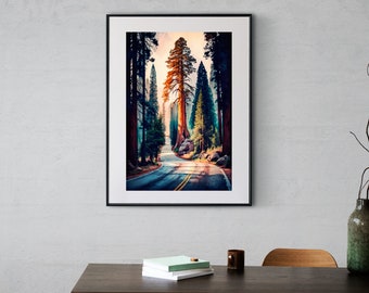Sequoia National Park Art Print - Digital Download