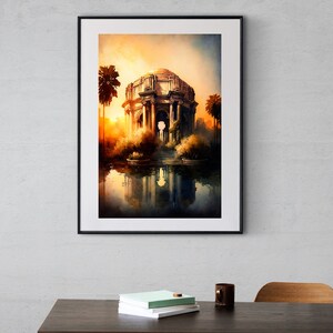 San Francisco Palace of Fine Arts Art Print - Digital Download