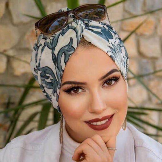 Cappello turbante Twist per donna Copricapo in jersey