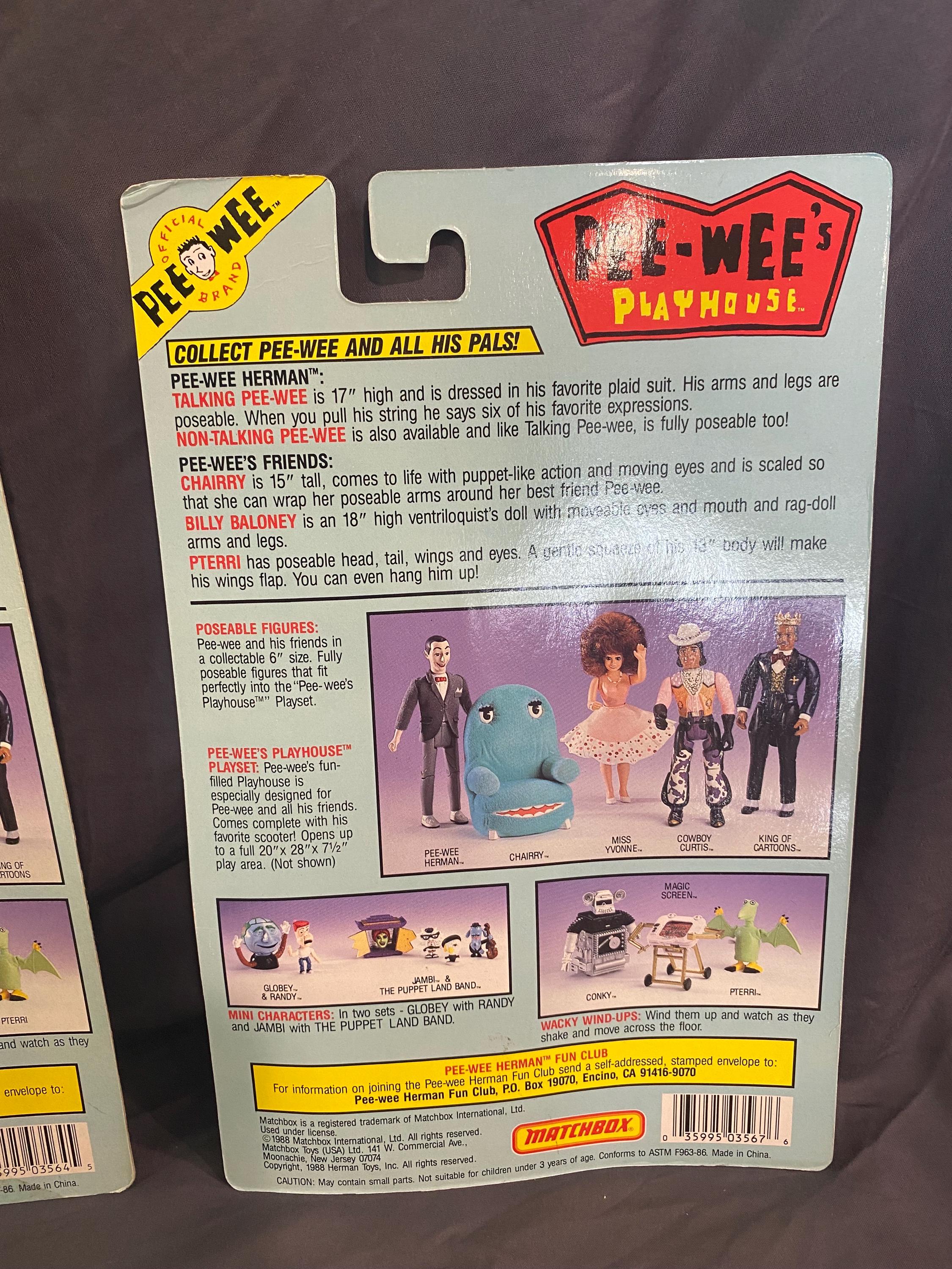 Poseable Pee Wee's Playhouse Figurines (ricardo, King of