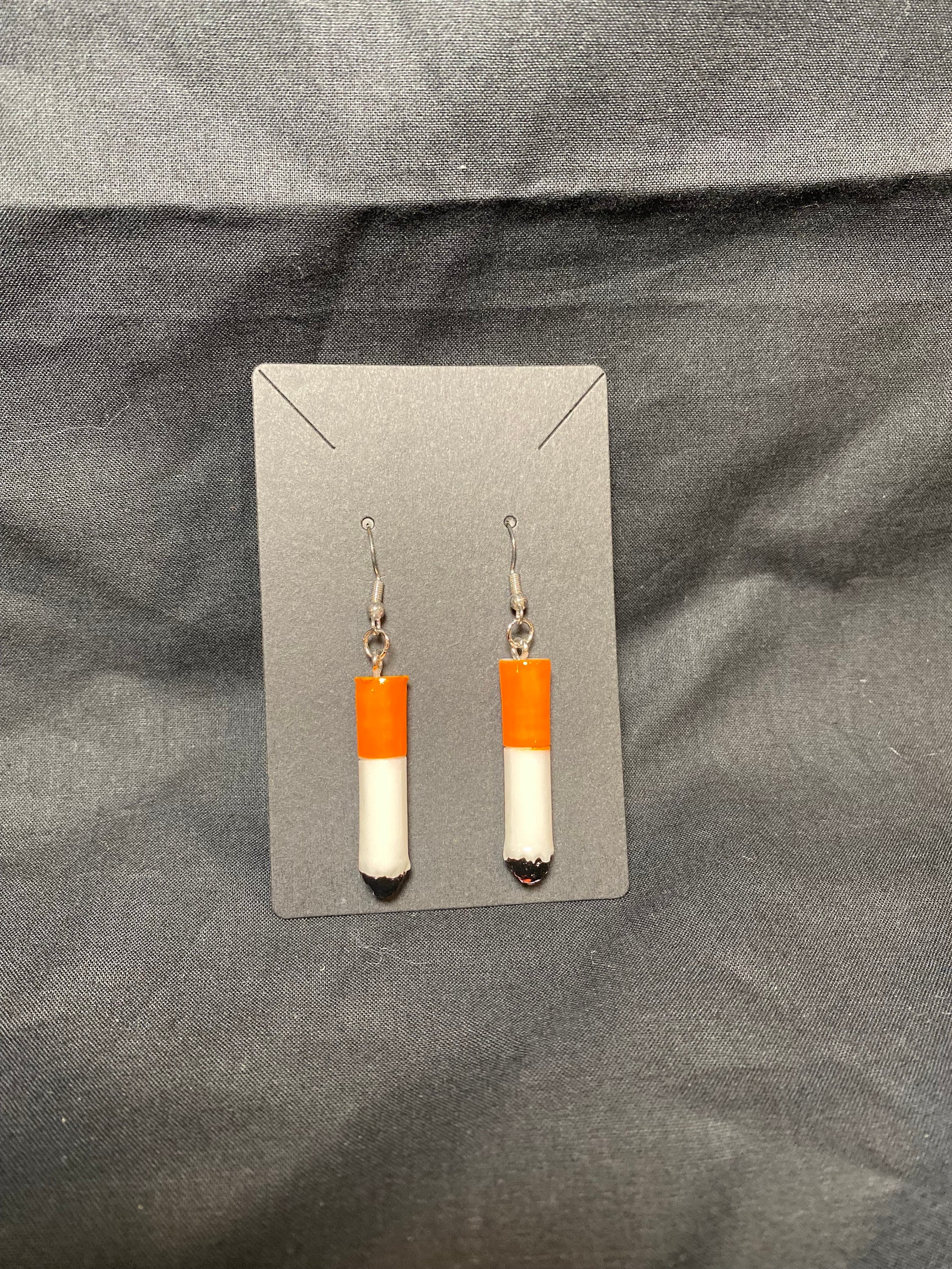 Cigarette Butt Earrings
