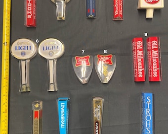 Vintage Beer Taps - Acrylic/ Lucite