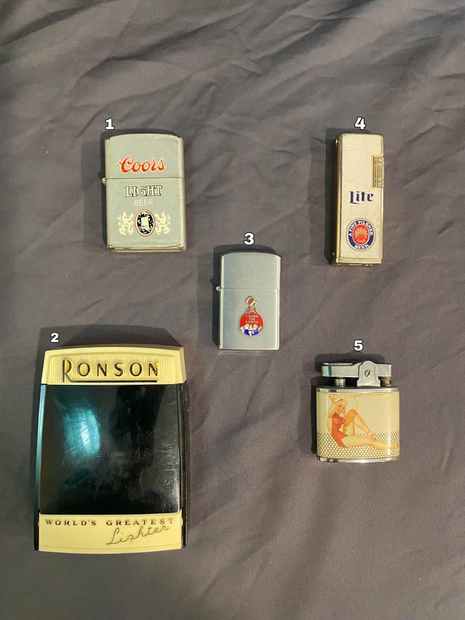 cigarette lighters collectibles Rare Vintage Collectible Lighters