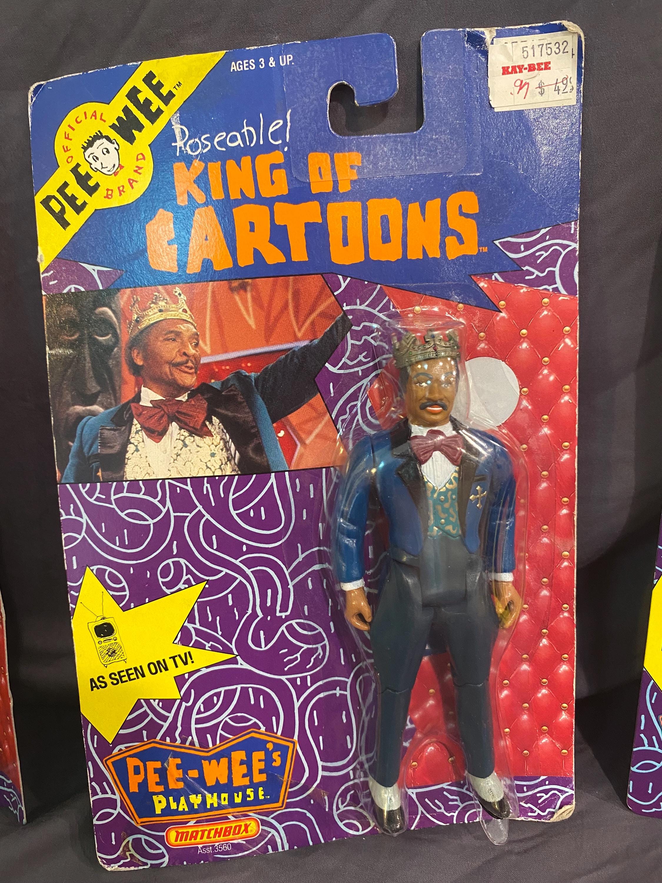 Poseable Pee Wee's Playhouse Figurines (ricardo, King of