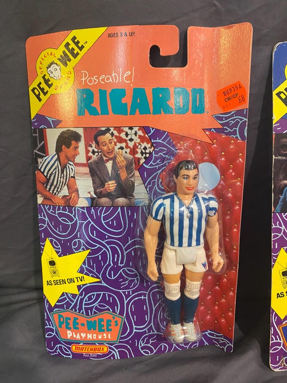 Poseable Pee Wee's Playhouse Figurines (ricardo, King of