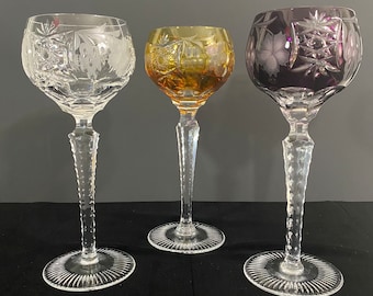 Vintage Nachtmann Wine Glasses